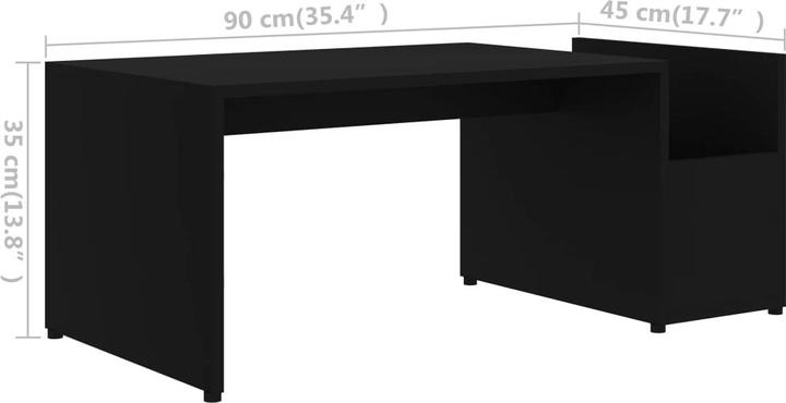 Image du produit vidaXL Couchtisch (90 x 45 x 35 cm)