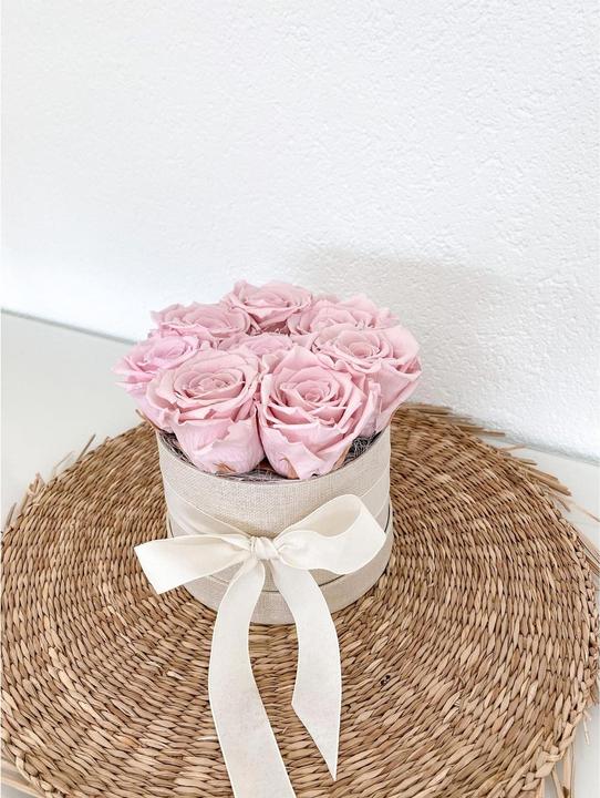 Produktbild Soli Collection Trockenblumen Rosen 8 Stück, Rosa (Trockenblumen)