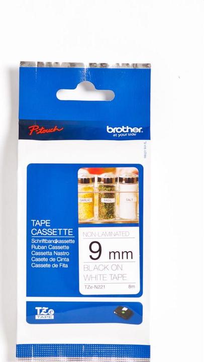 Produktbild Brother Tze-N221 (0.90 cm, Schwarz, Weiss)