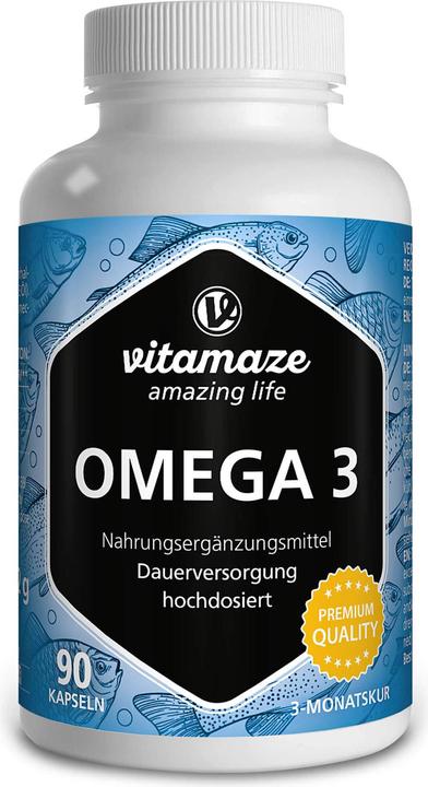 Vitamaze Omega3 90 gélules (90 pièce(s), Capsules, 121 g)
