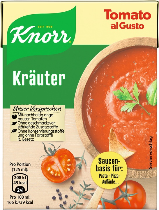 Immagine prodotto Knorr Pomodoro al Gusto Erbe (370 g)