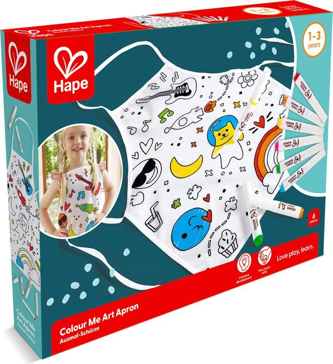 Actual product image Hape Colouring apron