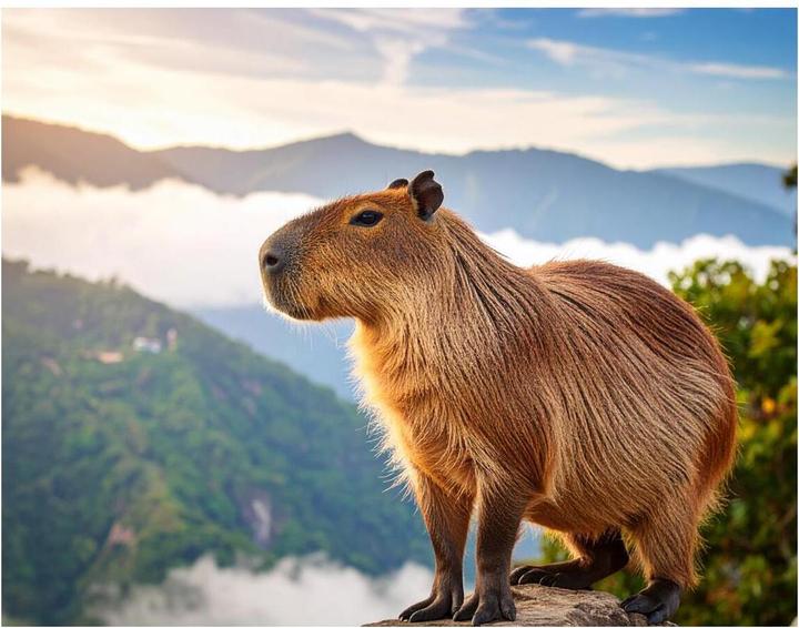 Produktbild Wandbild24.ch Wandbild capybara (45 x 60 cm)