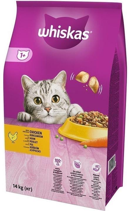 Produktbild Whiskas Katzenfutter trocken (Senior, 1 Stk., 14000 g)