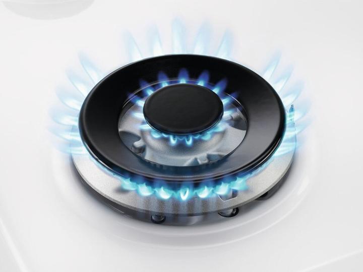 Actual product image Electrolux EGS6414W Cooker White Built-in Gas 4 Cooker(s) (59.40 cm)