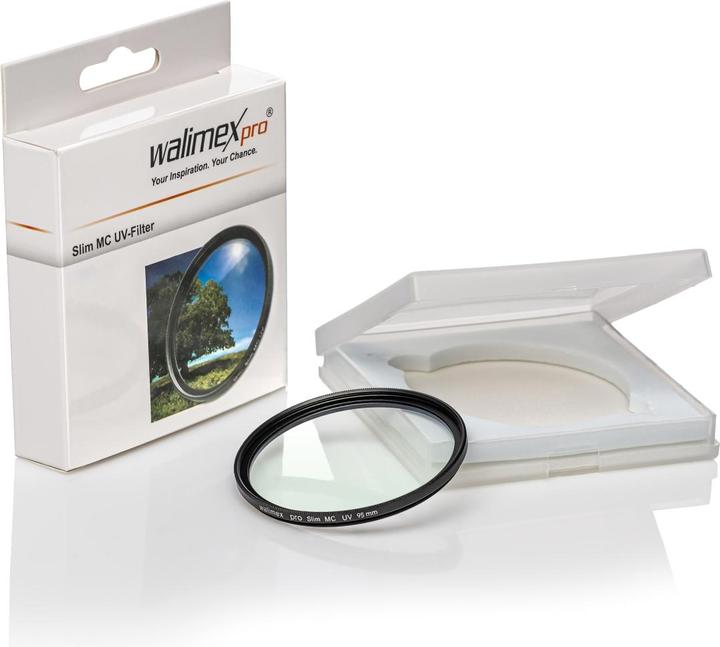 Immagine prodotto Walimex Filtro UV MC sottile (95 mm, Filtro UV, 95 mm)
