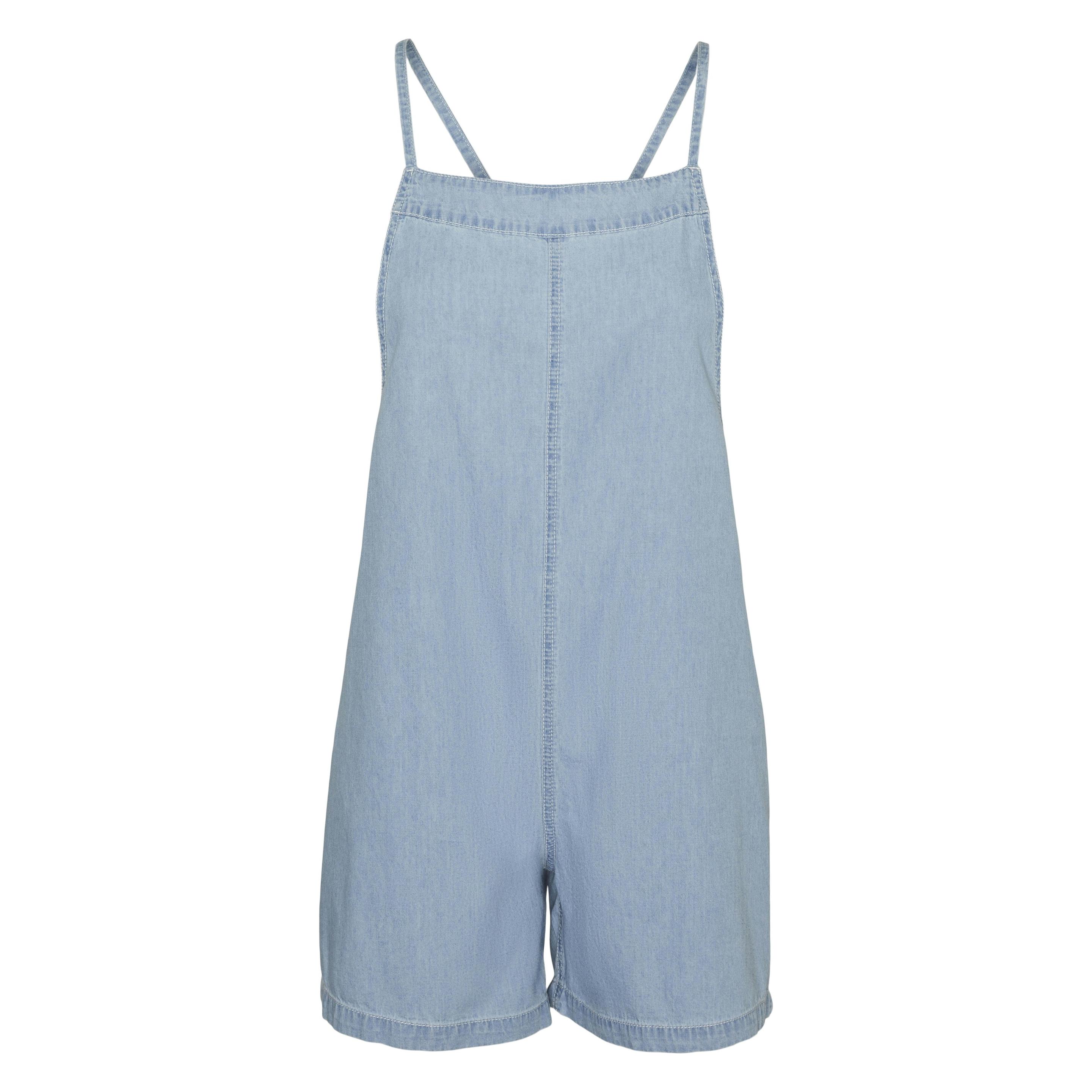 Vero Moda, Damen, Jumpsuits, Vmabiola Sl Denim Playsuit Yo350 Ptt, Blau, (L)