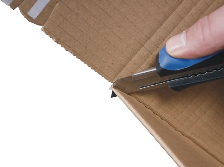 Produktbild Smartboxpro Verpackungskarton 22x33,5x8-19cm VE=10 Stück braun (10 x)