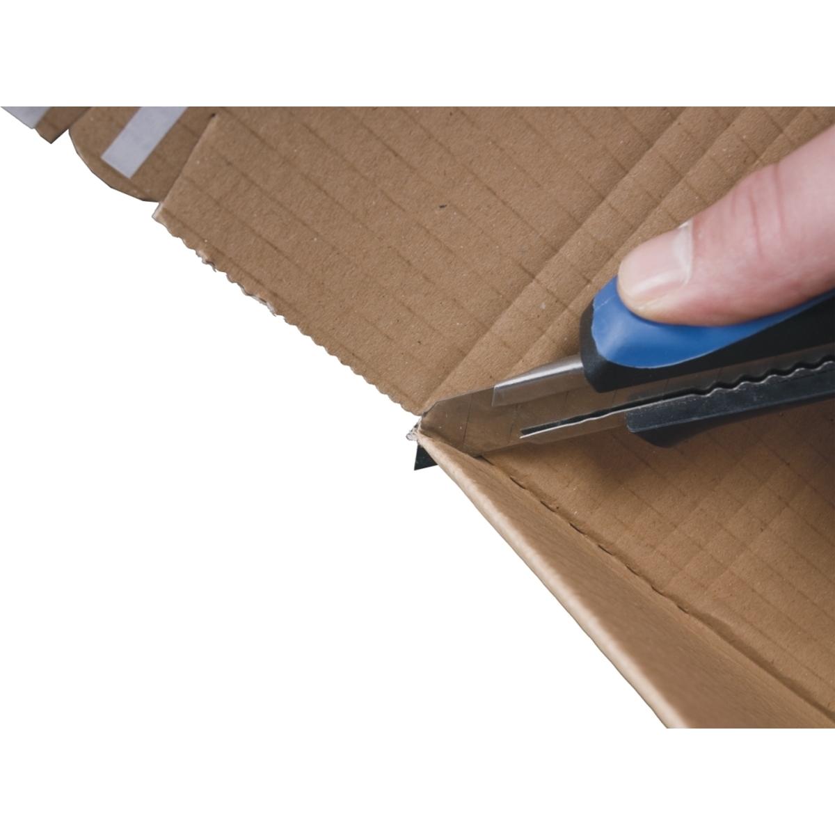 Smartboxpro, Versandkarton + Versandbox, Verpackungskarton 22x33,5x8-19cm VE=10 Stück braun (1 x)
