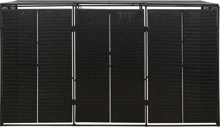 Actual product image vidaXL Mülltonnenbox für 3 Tonnen