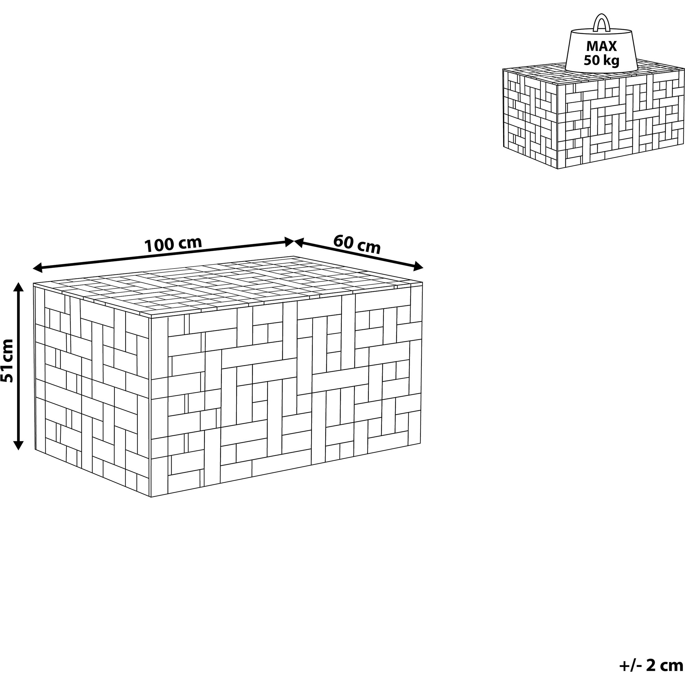 Thumbnail - Beliani, Couchtisch + Beistelltisch, Gambo (100 x 51 x 60 cm)