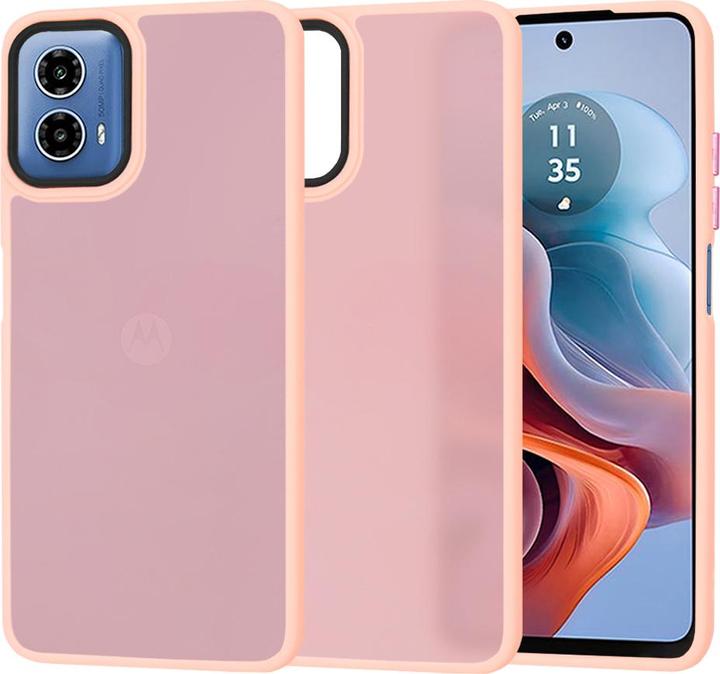 Actual product image Techsuit - HaloFrost Series - Motorola Moto G34 / Moto G45 - Pink (Motorola Moto G34)