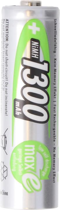 Produktbild Ansmann NiMH-Akku Mignon AA LR6 1300mAh 1 Stück (1 Stk., AA, 1300 mAh)