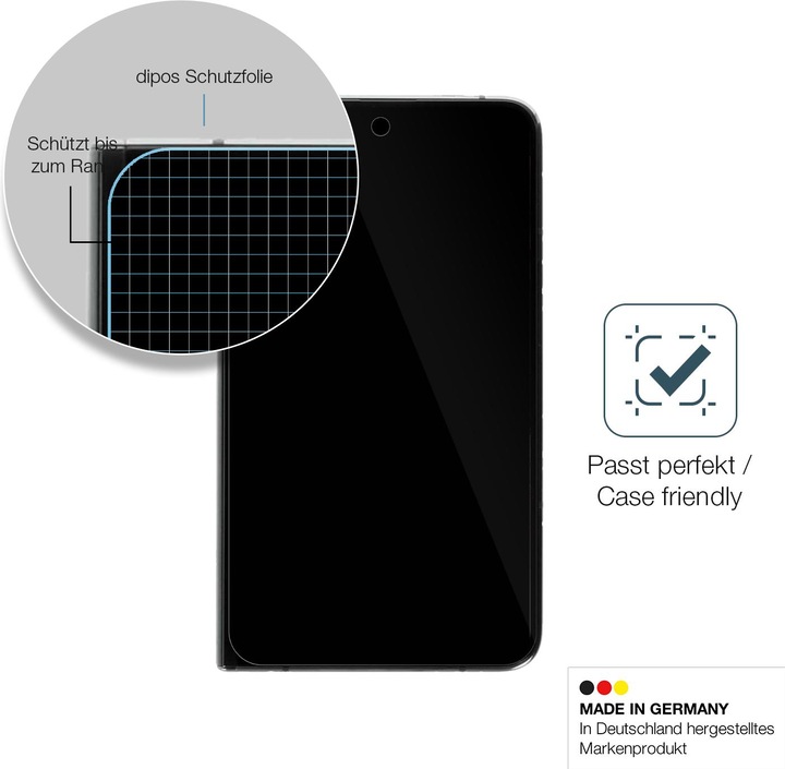 Produktbild Dipos Anti-Shock Displayschutz 9H (1 Stück, Google Pixel Fold)
