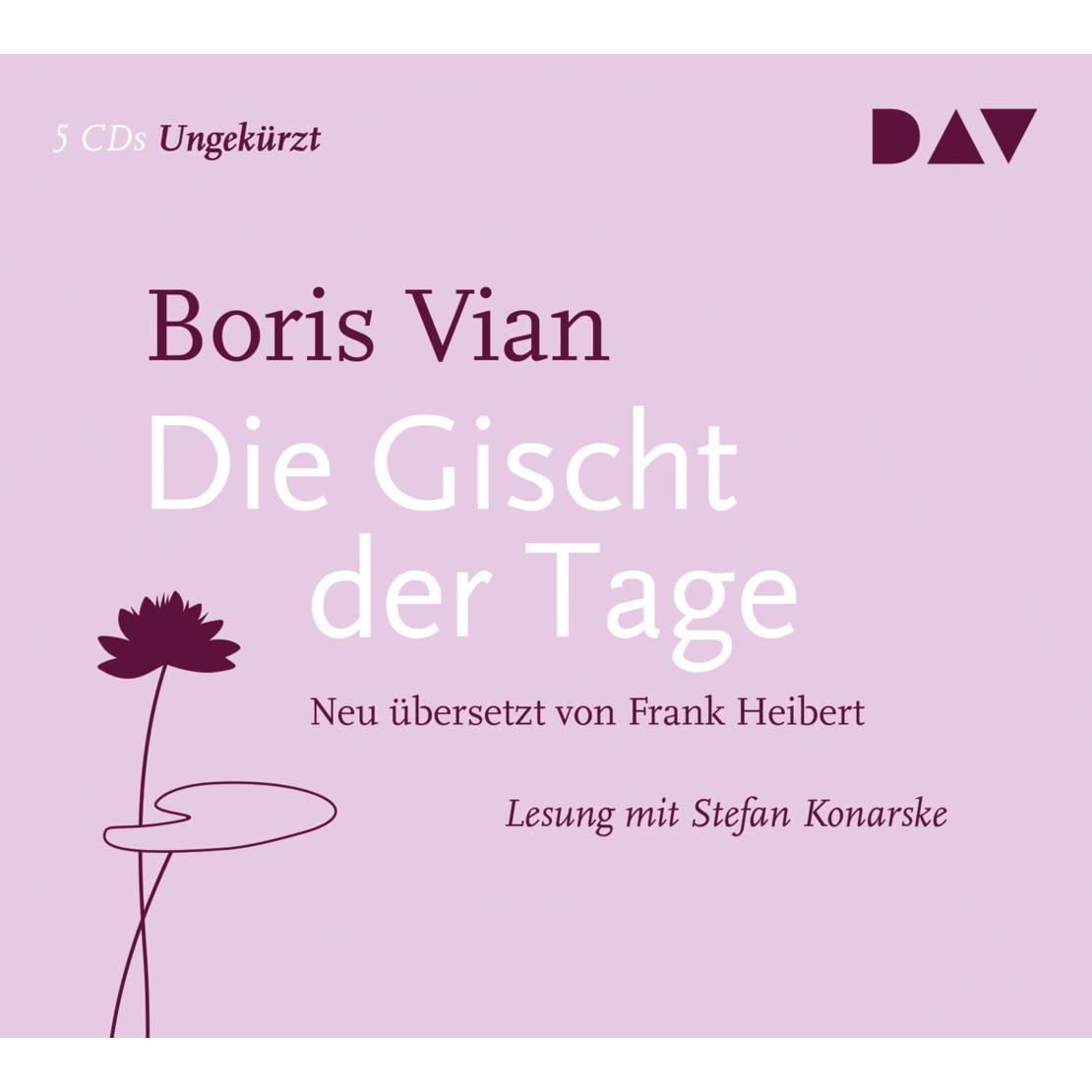 Vian:Die Gischt der Tage,5CD, Hörbücher von Boris Vian