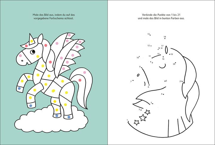 Actual product image Loewe Metallic-Stickerspass - Einhörner