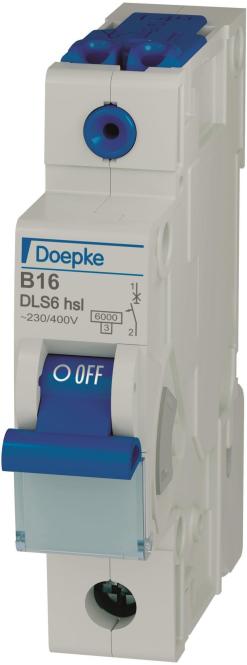Actual product image Doepke GmbH Miniature circuit-breaker DLS 6HSL B16-1 6 kA