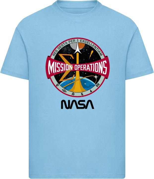 Produktbild Merchcode Kids NASA - Mission Ops Basic T-Shirt - 199039 (146, 152)