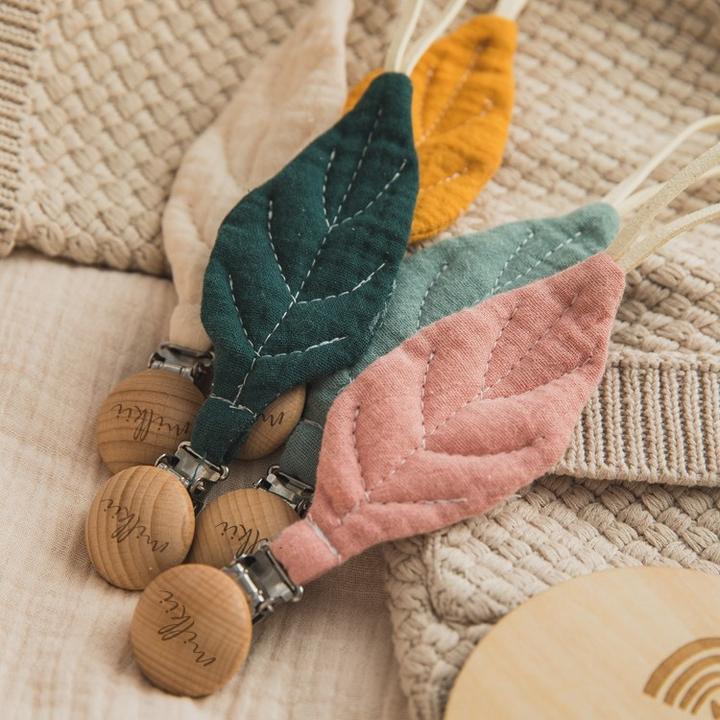 Actual product image Milkii Dummy chain Leaf, Mustard Yellow