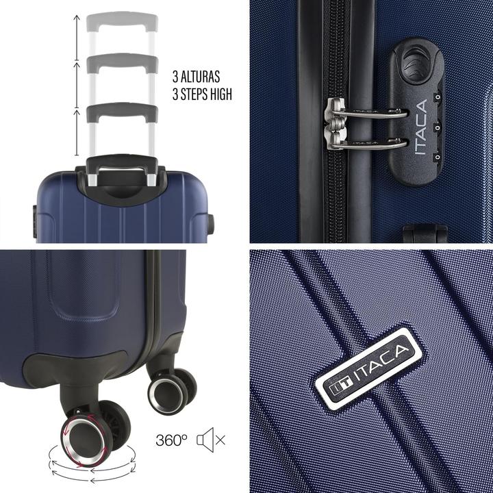Actual product image Itaca Hard case set 771100B (54 l)