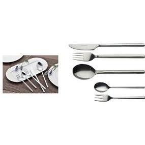 Esmeyer Menülöffel "Silke", 12er Set, aus Edelstahl 18/0 poliert, spülmaschinenfest, Länge: 193 mm, Besteck, Silber