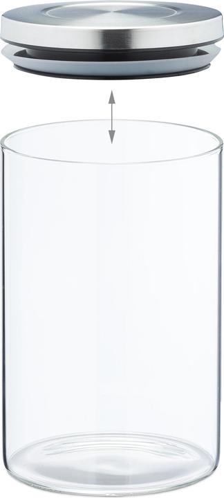Produktbild Relaxdays 4x Vorratsgläser (0.75 l)
