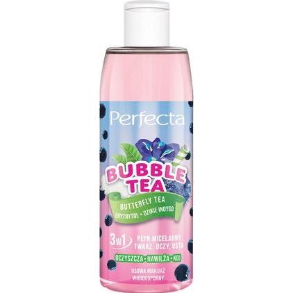 DAX, Gesichtsreinigung, PERFECTA Bubble Tea płyn micelarny 3w1 300ml (Puder, 300 ml)