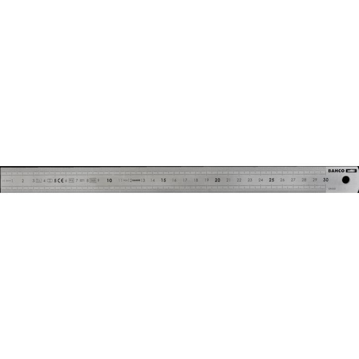 Bahco, Lineal, stållineal 300mm 12" (304.80 mm)