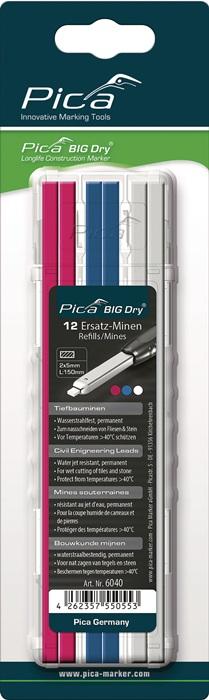 Image du produit Pica BIG DRY Jeu de mines de rechange génie civil assorti (12 pcs, 5 mm)