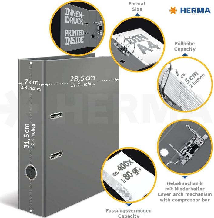 Actual product image HERMA Folder A4 (A4, 70 mm, 1 pcs.)