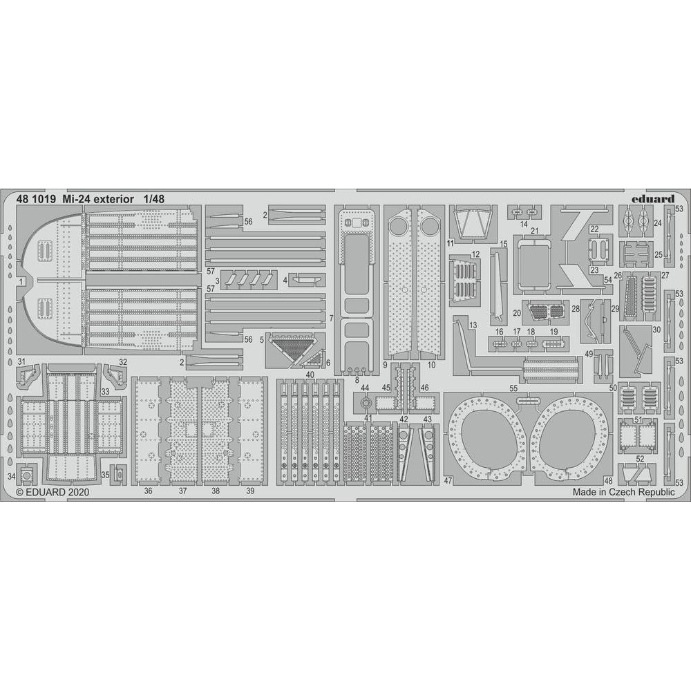 Eduard Mi-24 exterior for Zvezda