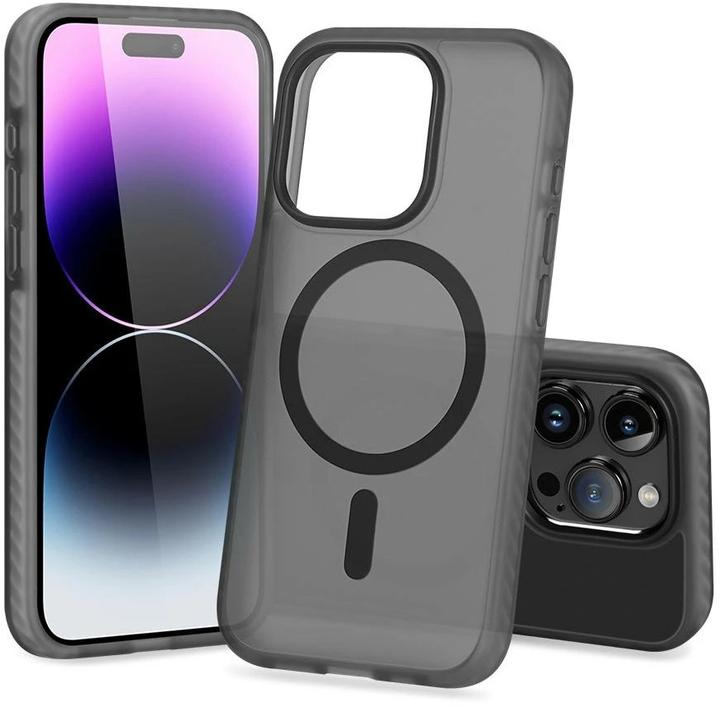 Produktbild Nevox StyleShell Invisio - iPhone 15 Pro 6.1" kompatibel mit MagSafe, schwarz (Apple iPhone 15 Pro)