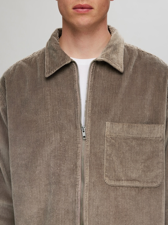 Actual product image Selected Homme Slh-Jake Cord Overshirt Ls Zip Noos (S)