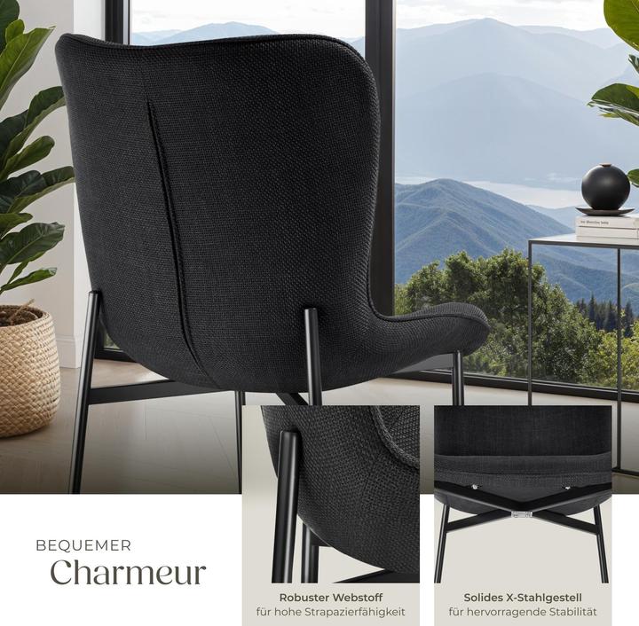 Immagine prodotto tectake Sedia imbottita Tessa