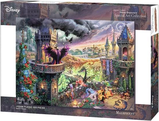 Actual product image Disney Maleficent 1000-piece jigsaw puzzle Special Art Collection canvas style (1000 pieces)
