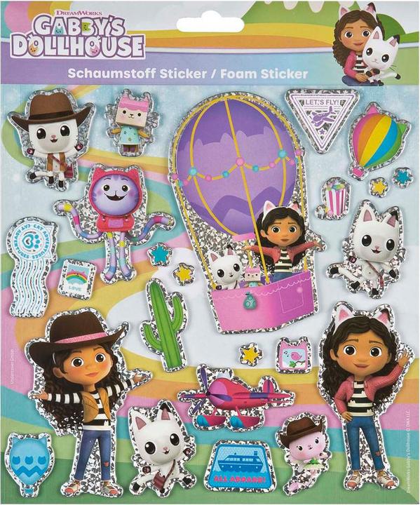 Produktbild Undercover Schaumstoffaufkleber Gabbys Puppenhaus