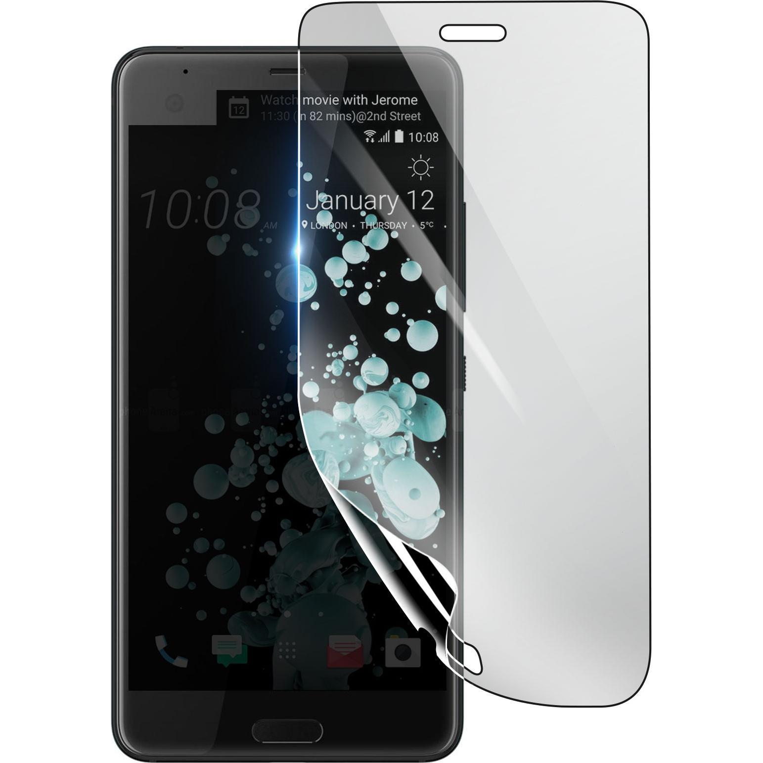 3MK Hydrogel Bildschirmfolie für Htc U Ultra (1 Stück, HTC U Ultra), Smartphone Schutzfolie, Transparent