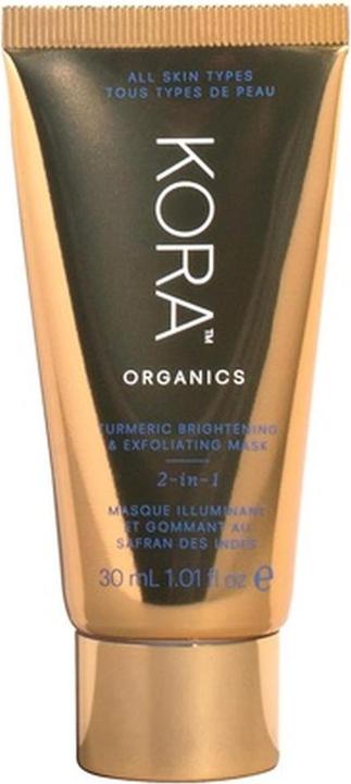 Kora Organics Turmeric Brightening & Exfoliating Mask Multi-Use Facial Scrub Polish & Illuminate Cer (30 ml)