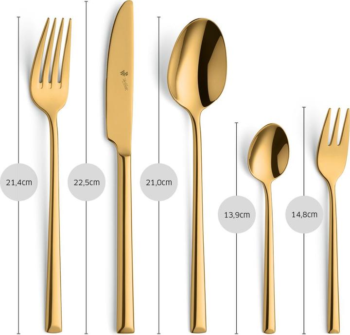 Produktbild Paul Wirths Bestecke Besteckset PVD 1700 Vivendi (30 Stk., Besteck Set)