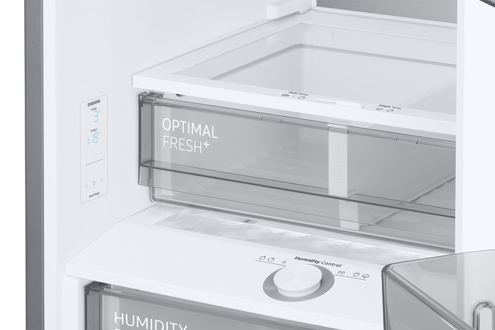 Produktbild Samsung Bespoke RB38C7B6BB1 schwarz Kühl- Gefrierkombination, schwarz (387 l)