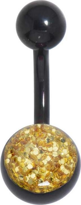 Goldfarbig, Schwarz