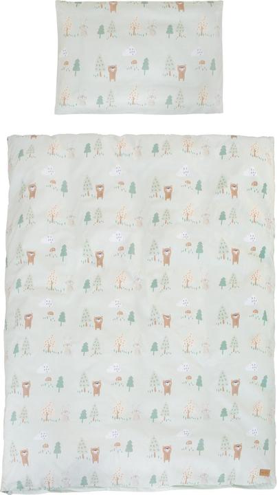 Produktbild Roba Bettwäsche 2-teilig Woodland Buddies (100 x 135 cm, 40 x 60 cm)