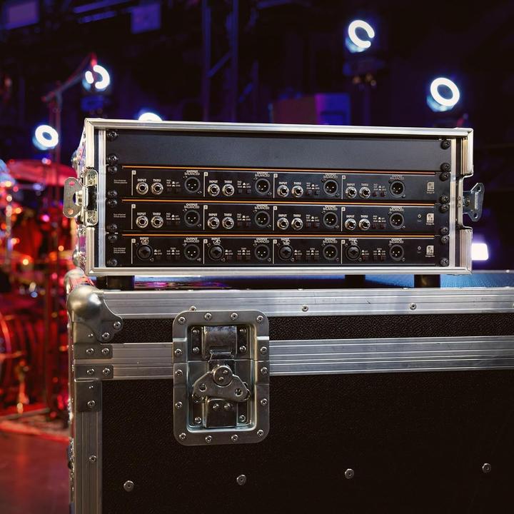 Immagine prodotto Palmer Audio BRIDGE 4A - DI box attiva a 4 canali in formato rack da 19 pollici (Scatola DI)