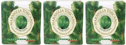Immagine prodotto NoName Marsiglia Toscano Pino Selvatico Sapone Vegetale Triplo Macinato 200g/7oz (Sapone duro)