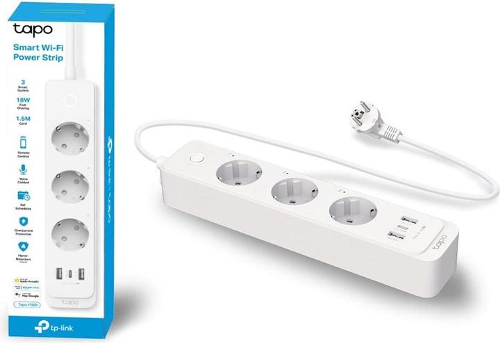 Image du produit TP-Link Tapo P300 (6 x, USB-C, USB-A, 1.50 m)