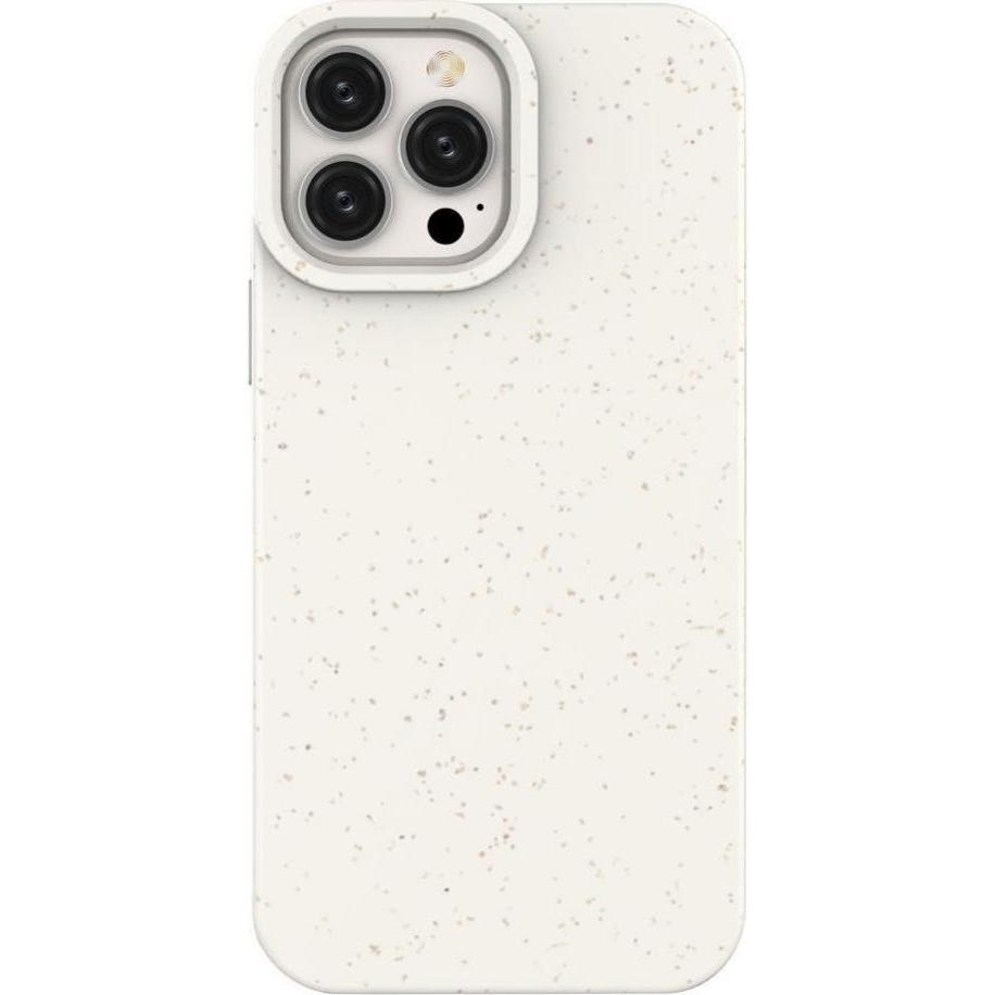 Hurtel Eco Case case for iPhone 14 Plus silicone degradable cover white (Apple iPhone 14 Plus), Smartphone Hülle, Weiss