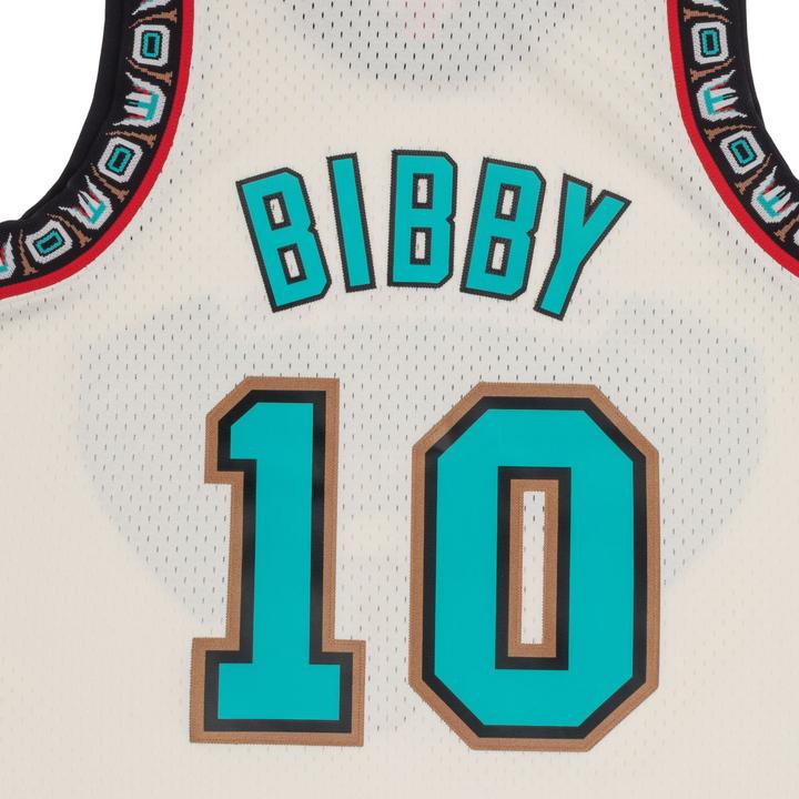 Actual product image Mitchell & Ness Swingman Jersey Vancouver Grizzlies OFF-WHITE Mike Bibby - S (S)