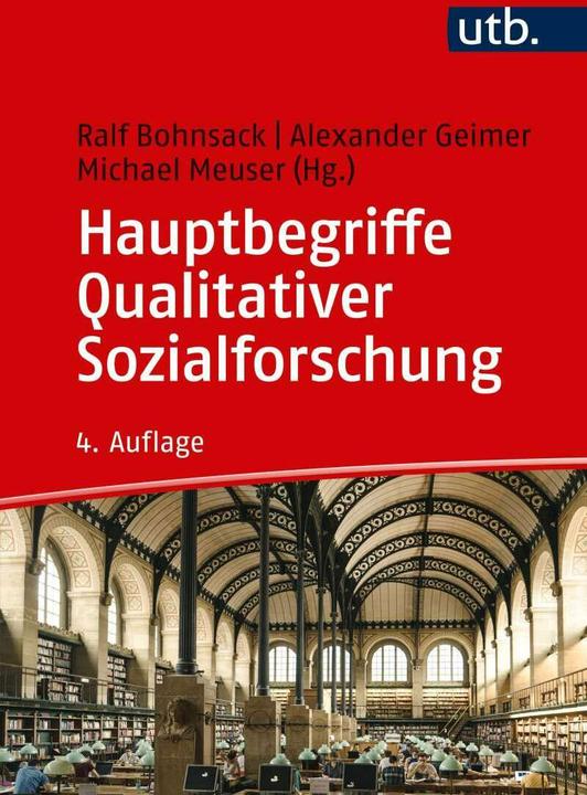 Produktbild Hauptbegriffe Qualitativer Sozialforschung (Deutsch, Alexander Geimer, Michael Meuser, Ralf Bohnsack, 2018)