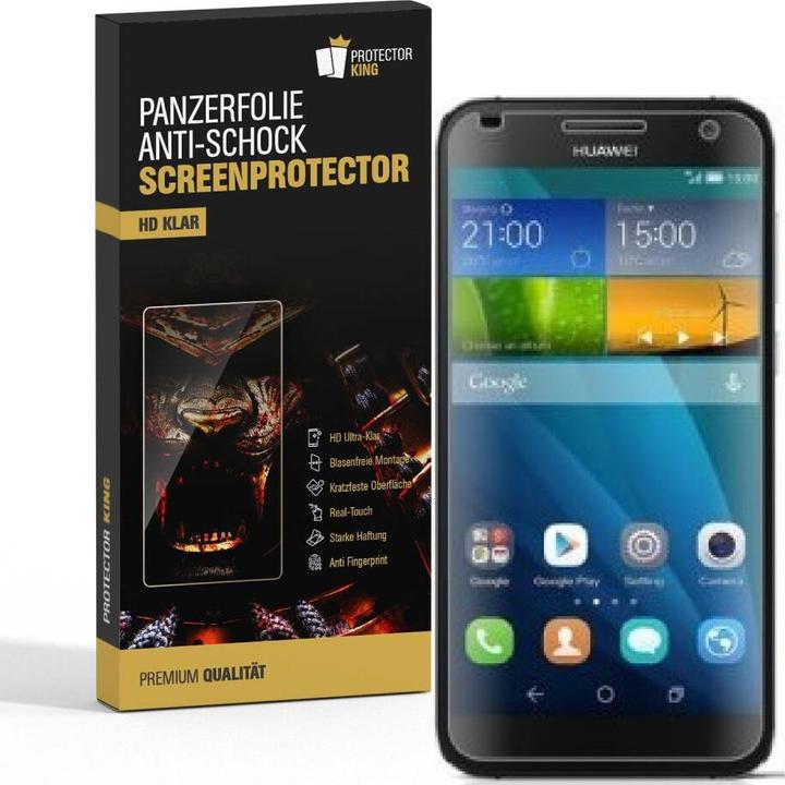 Actual product image Protectorking 4x Panzerfolie Anti-Shock HD Klar (4 Piece, G7)