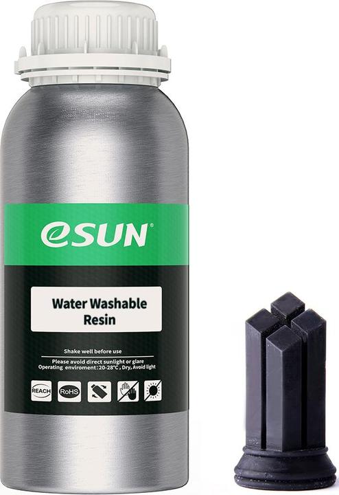 eSUN UV/LCD Washable Black 0,5kg 3D Resin 405nm (Schwarz, 500 g)